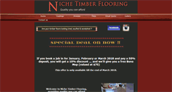 Desktop Screenshot of nichetimberflooring.com.au